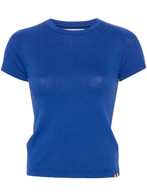 extreme cashmere Nº292 America knitted T-shirt - Blue