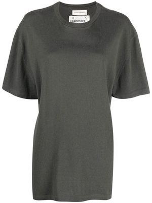 extreme cashmere oversized cashmere T-shirt - Green