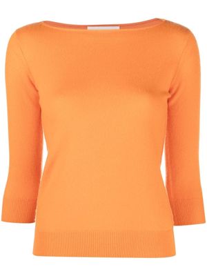 extreme cashmere plain cashmere knitted jumper - Orange