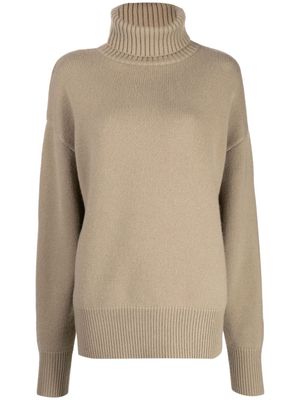 extreme cashmere roll-neck cashmere jumper - Neutrals