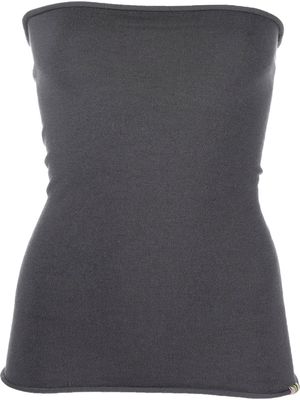 extreme cashmere rolled-hem knitted scarf - Grey