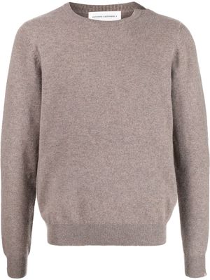 extreme cashmere round-neck knit jumper - Brown