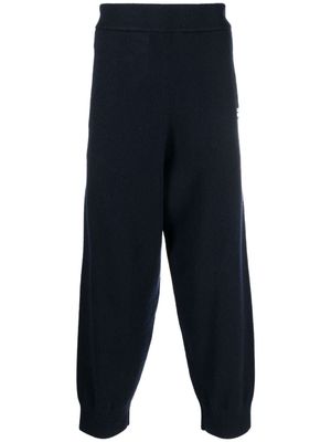 extreme cashmere Rudolf knitted track pants - Blue