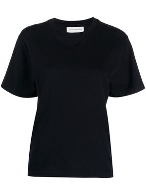 extreme cashmere short-sleeve cotton-blend T-shirt - Blue