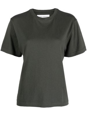extreme cashmere short-sleeve knitted T-shirt - Green
