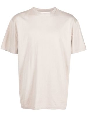 extreme cashmere short-sleeve knitted t-shirt - Neutrals
