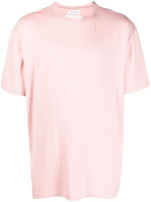 extreme cashmere short-sleeved jersey T-shirt - Pink