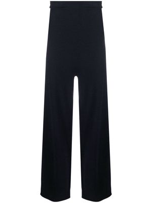 extreme cashmere straight-leg cotton track pants - Blue