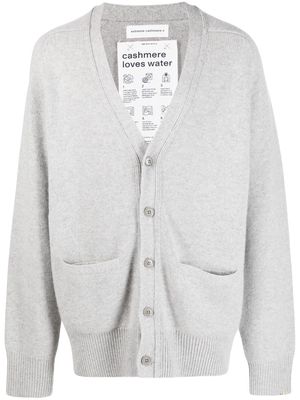 extreme cashmere V-neck cashmere cardigan - Grey