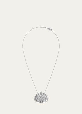 Eye Adore Diamond Pave Pendant Necklace, 25mm