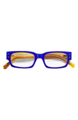 eyebobs Peckerhead 50mm Reading Glasses in Cobalt/Blonde/Clear