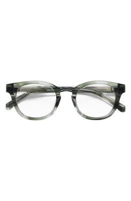 eyebobs Waylaid 46mm Reading Glasses in Olive Crystal/Clear