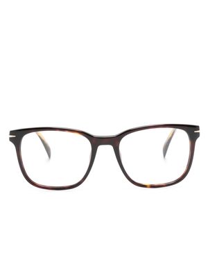 Eyewear by David Beckham DB 1083 square-frame glasses - Brown