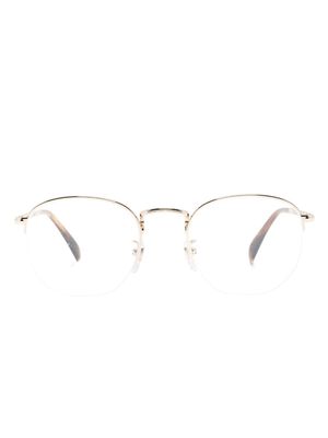 Eyewear by David Beckham DB 1087 round-frame glasses - Gold