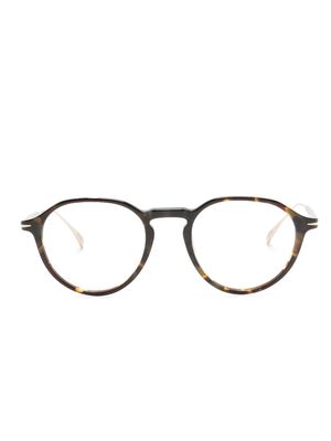 Eyewear by David Beckham DB 1106 round-frame glasses - Brown