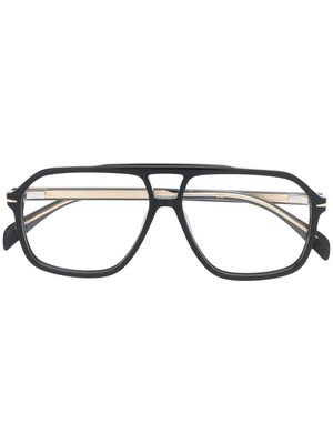 Eyewear by David Beckham double nose bridge glasses - Black