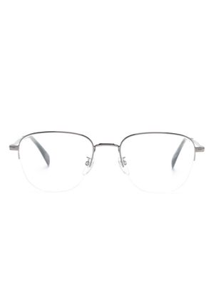 Eyewear by David Beckham frameless-design steel glasses - Silver