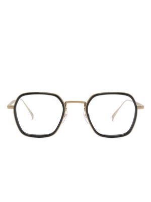 Eyewear by David Beckham geometric-frame titanium glasses - Black