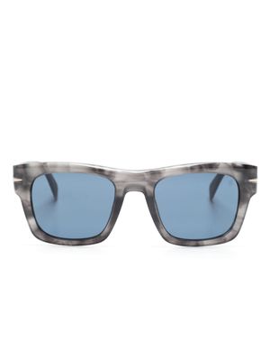 Eyewear by David Beckham marbled square-frame sunglasses - Grey