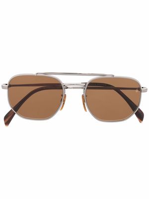 Eyewear by David Beckham pilot-frame sunglasses - Brown