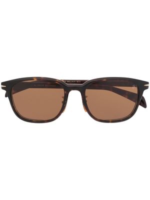 Eyewear by David Beckham rectangle-frame sunglasses - Brown
