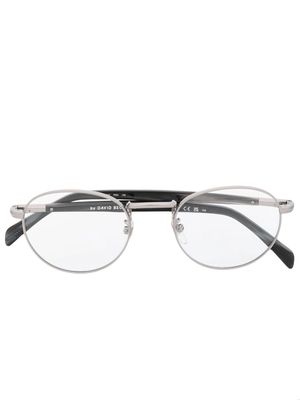 Eyewear by David Beckham round-framed glasses - Silver