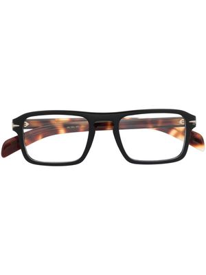 Eyewear by David Beckham square-frame glasses - Brown