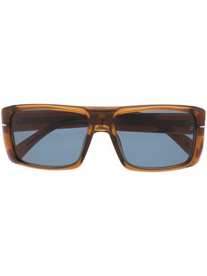 Eyewear by David Beckham square-frame tinted sunglasses - Brown