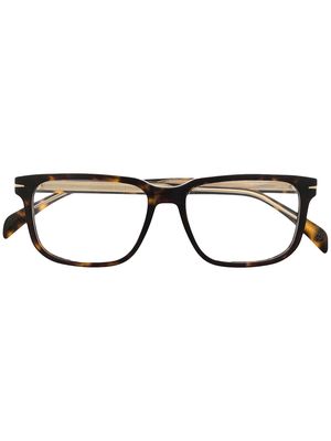 Eyewear by David Beckham tortoise shell glass frames - Brown