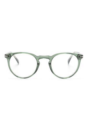 Eyewear by David Beckham transparent round-frame glasses - Green