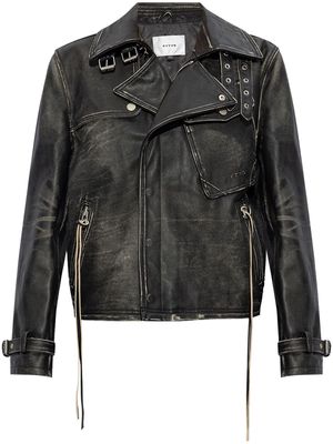 EYTYS Achilles leather biker jacket - Black