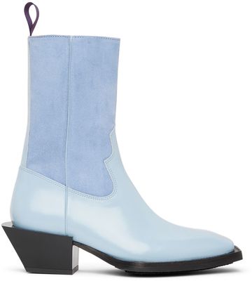Eytys Blue Luciano Ankle Boots