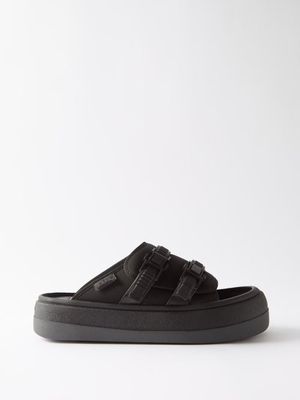 Eytys - Capri Neoprene Flatform Sandals - Mens - Black