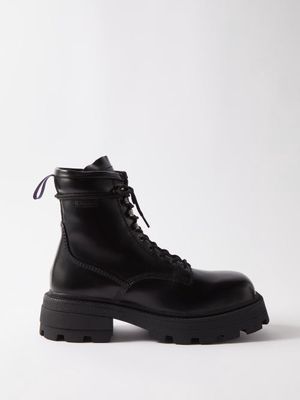Eytys - Michigan Leather Lace-up Boots - Mens - Black