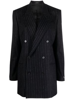 Eytys Milo pinstripe long-sleeve blazer - Black