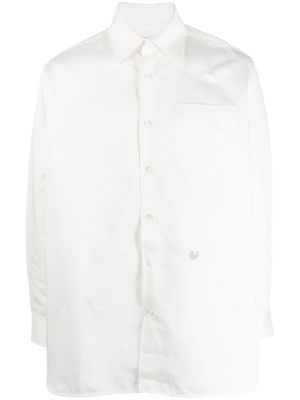 Eytys Orson logo-embroidered shirt - White