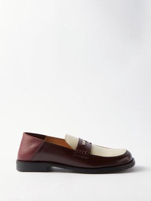 Eytys - Otello Barolo Leather Loafers - Mens - Maroon