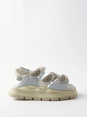 Eytys - Quest Suede Sandals - Mens - Cream Multi