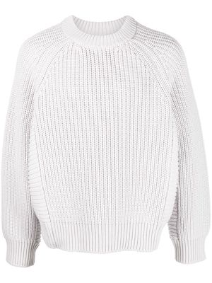 Eytys ribbed crew neck jumper - Neutrals