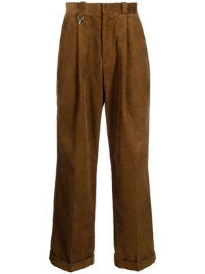EYTYS Roxane corduroy straight-leg trousers - Brown