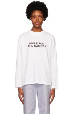 Eytys SSENSE Exclusive White Compton X-Ray Long Sleeve T-Shirt