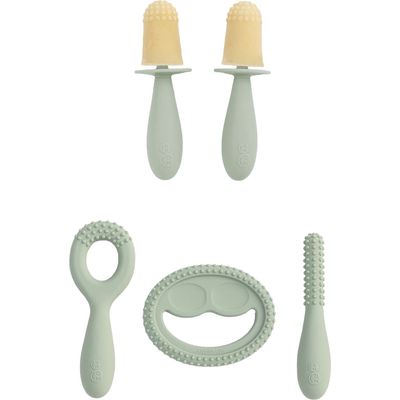 ezpz Pre-Feeding Tools & Ice Pop Mold Infant Feeding Tool in Sage 