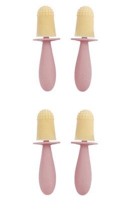 ezpz Tiny Pops 2-Pack Silicone Ice Pop Molds in Blush