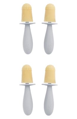 ezpz Tiny Pops 2-Pack Silicone Ice Pop Molds in Pewter