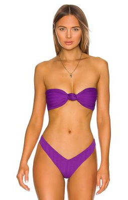 F E L L A Hunter Bikini Top in Purple