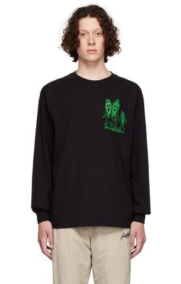 F-LAGSTUF-F Black Cotton Long Sleeve T-Shirt
