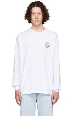 F-LAGSTUF-F White Cotton Long Sleeve T-Shirt
