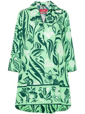 F.R.S For Restless Sleepers Ancio cotton dress - Green