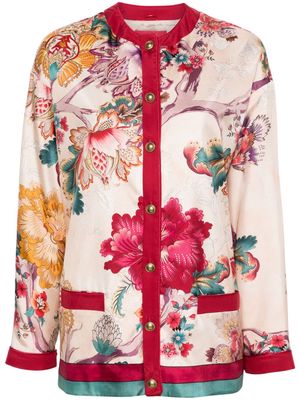 F.R.S For Restless Sleepers Ligea floral-print shirt - Pink