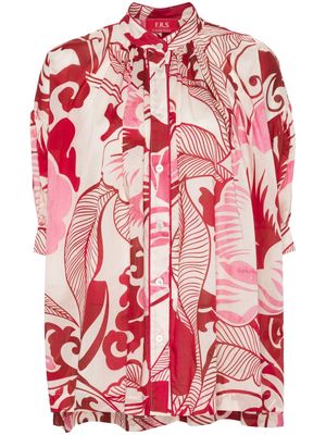F.R.S For Restless Sleepers Ploto cotton shirt - Pink